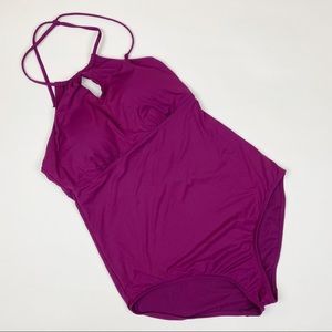 Athleta (large tall) Women's One Piece Swimsuit - Purple